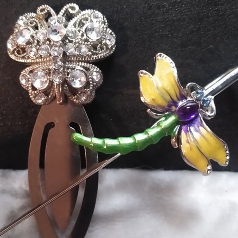 Dragonfly and Butterfly Bookmark New